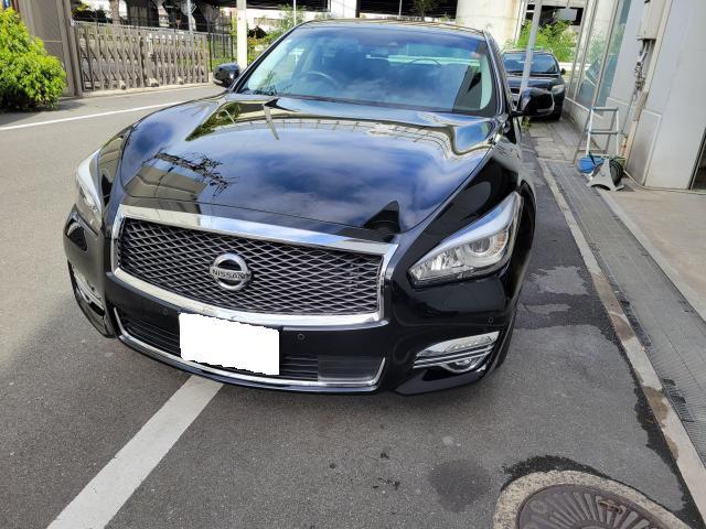 日産　フーガ　キズ・へこみ直し　ホイール　フロントバンパー　フロントフェンダー