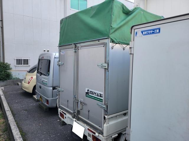 ダイハツ　ハイゼットトラック　板金・外装補修　幌車