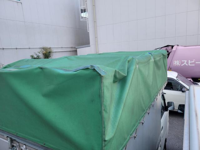 ダイハツ　ハイゼットトラック　板金・外装補修　幌車