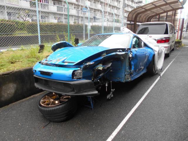 ポルシェ 911 キズ・へこみ直し フロントフェンダー フロントドア リアフェンダー