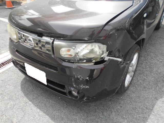 日産 キューブ キズ・へこみ直し 板金・外装補修 バンパー ヘッドライト ホイール フェンダー