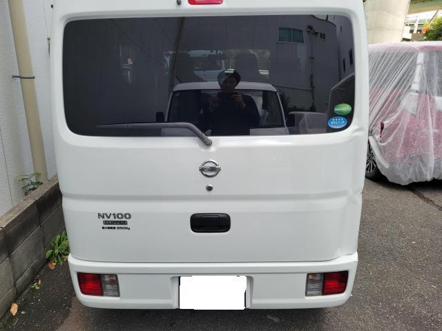 日産　クリッパーバン　板金・外装補修 バックドア ハッチバック　ヘコミ修理 大阪 東大阪 八尾 交野 門真 修理 鈑金 板金 塗装 ミガキ 磨き 早い 代車完備