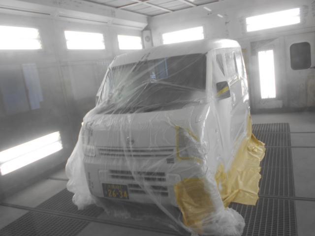 日産　クリッパーバン　塗装 スライドドア　大阪 東大阪 八尾 交野 門真 修理 鈑金 板金 交換 塗装 ミガキ 磨き 早い 代車完備