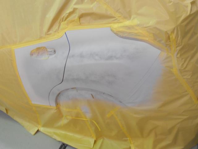 スバル インプレッサ  板金・外装補修 リアフェンダー リアドア 大阪 東大阪 八尾 交野 門真 修理 鈑金 板金 交換 塗装 ミガキ 磨き 早い 代車完備