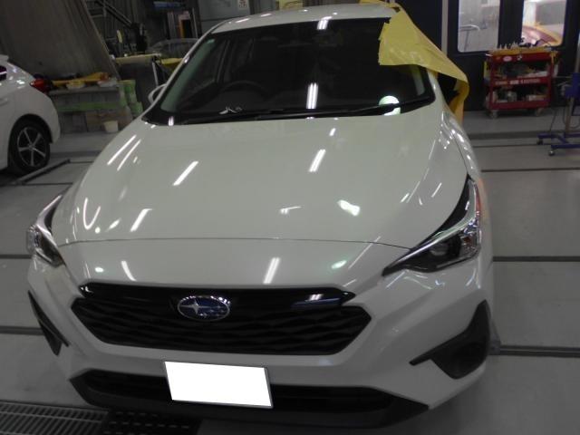 スバル インプレッサ  板金・外装補修 リアフェンダー リアドア 大阪 東大阪 八尾 交野 門真 修理 鈑金 板金 交換 塗装 ミガキ 磨き 早い 代車完備