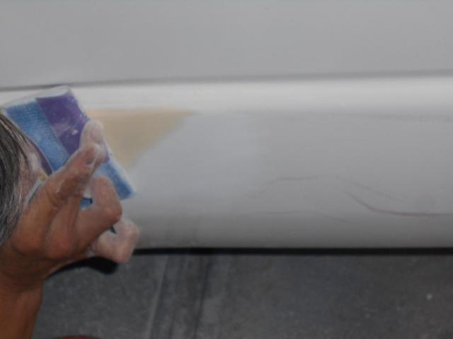 トヨタ ハイエースバン 板金・外装補修 リアフェンダー スライドドア ルーフ 大阪 東大阪 八尾 交野 門真 修理 鈑金 板金 塗装 ミガキ 磨き 早い 代車完備