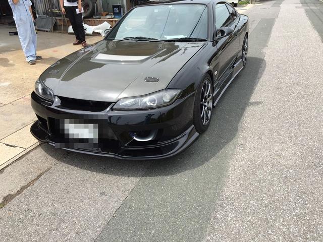 S15シルビアエアロ取付&ルーフ塗装！蒲郡