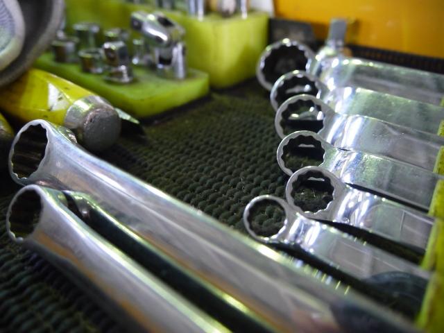 整備工具にも拘りを持っております。
