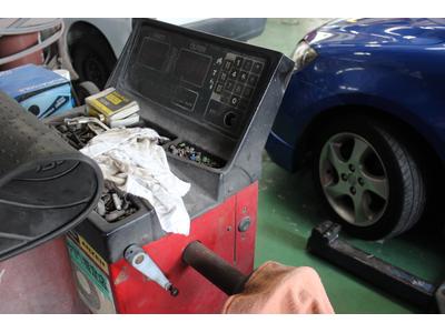 ホイールバランサー完備！