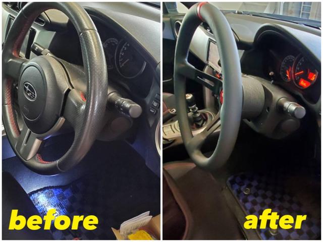 BRZ ZC6 momoステアリング 交換 取り付け 唐津市 糸島市 佐賀県 BRZ ZC6 momoステアリング 交換 取り付け 唐津市 糸島市 佐賀県