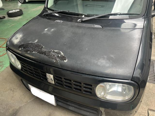 ラパン HE22S ボンネット塗装剥げ 塗装 唐津市 玄海町 多久市 ラパン HE22S ボンネット塗装剥げ 塗装 唐津市 玄海町 多久市