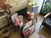お待ち頂いている間に雑誌などお読み頂けます！