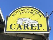 この水色の看板が目印です！