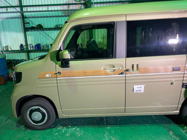 Goopitより　海津市　平田町　ホンダ　N-van 持ち込みパーツお取り付けいたしました。