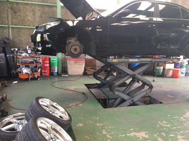 ＢＭＷ　5シリーズ車検　東広島・豊栄のクルマ修理、車検、パーツの持込み取付けは豊栄モータース