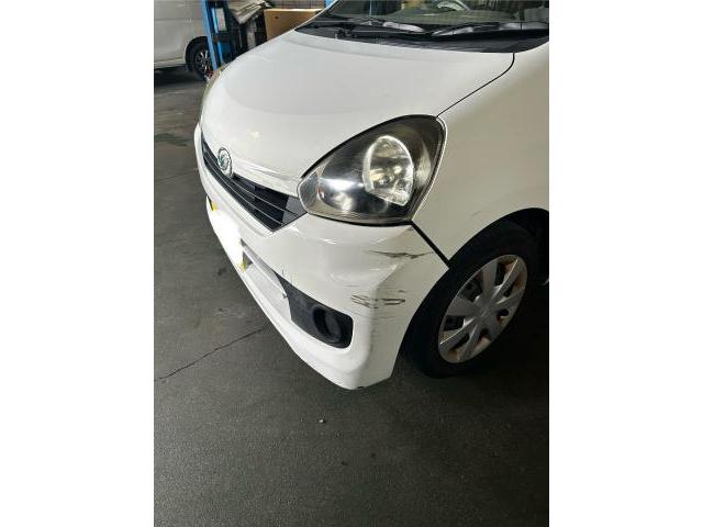 ダイハツ　ミライース　バンパー交換　中古部品　鈑金　塗装　京都　西京区　桂