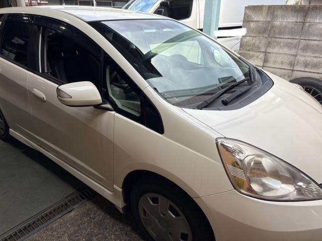 ホンダ　フィットシャトル　ドアミラー交換　京都　西京区　桂