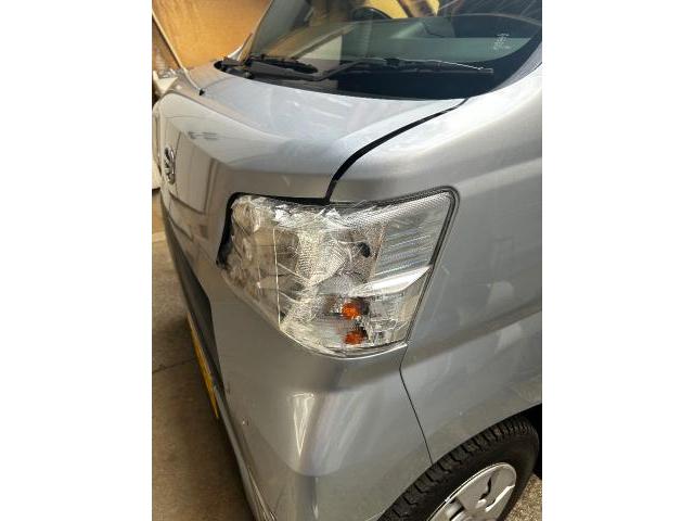 ダイハツ　ハイゼットバン　ヘッドライト交換 ヘッドライト割れ  京都　西京区　桂