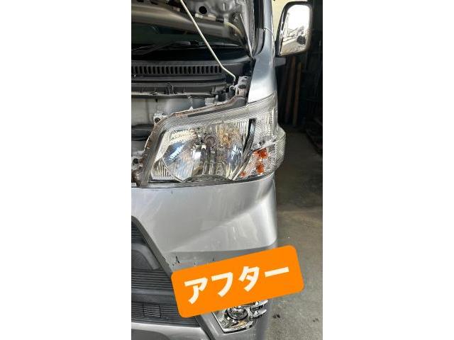 ダイハツ　ハイゼットバン　ヘッドライト交換 ヘッドライト割れ  京都　西京区　桂