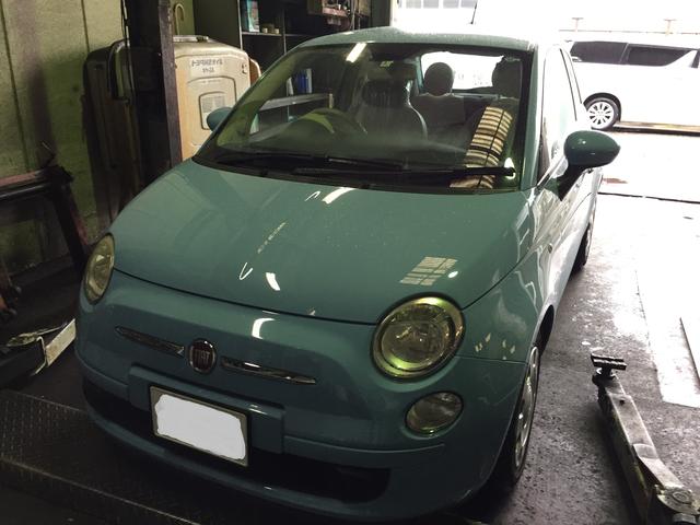 FIAT500　デュアロジックオイル交換　豊田市のお客様。