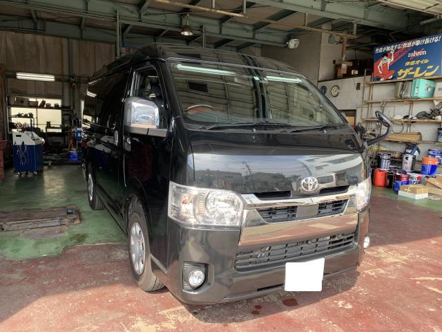 トヨタハイエース　ネオチューン施工　安城市からのお客様。