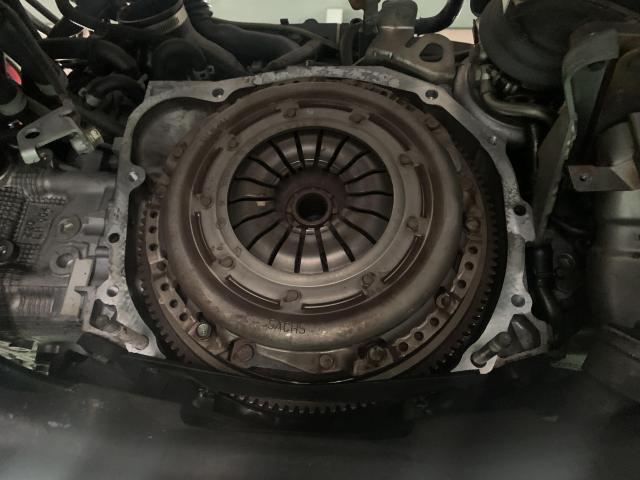 スバルレガシィ　クラッチ、フライホイール交換　知立市からのお客様。