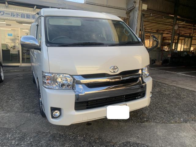 トヨタ　ハイエースバン　サイレントLSD取り付け　名古屋市からのお客様。
