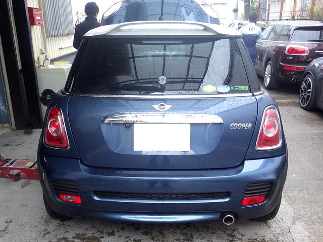 MINI R56 リアバンパー 修理 ペイント【京田辺市】