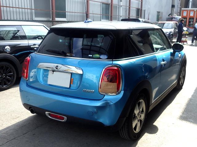 Mini F56 リアフェンダー リアバンパー ゲート 鈑金 塗装 ペイント 修理 キズ ヘコミ 京田辺市 グーネットピット