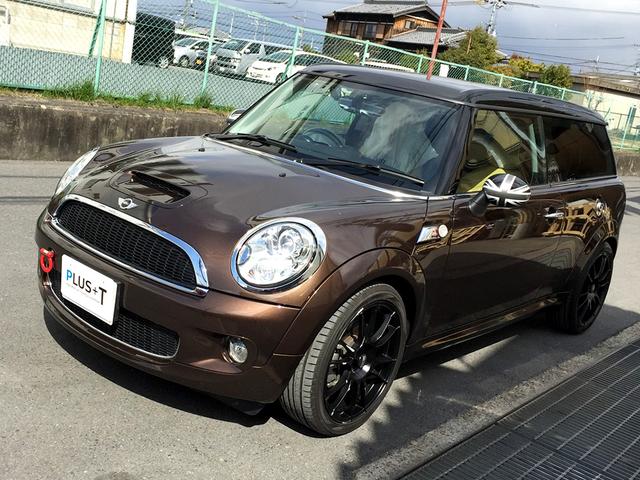 MINI R55 クラブマン フロントバンパー フロントフェンダー 鈑金 塗装 ペイント 修理 キズ ヘコミ 【京田辺市】