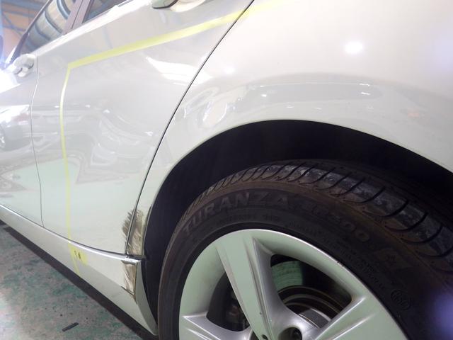 BMW F20 1シリーズ リアドア リアフェンダー 鈑金 塗装 ペイント 修理 交換 キズ ヘコミ 【京田辺市】