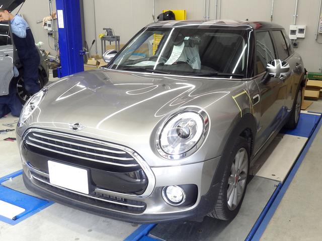 MINI F55 ミニ クーパー フード 鈑金 塗装 ペイント 修理 交換 キズ ヘコミ 【京田辺市】