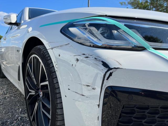 BMW G20 フロントバンパー傷 鈑金 塗装 ペイント 修理 交換 キズ ヘコミ 【京田辺市】