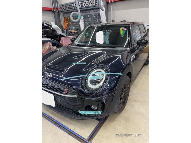 MINI F54 クラブマン  フロントバンパー 鈑金 塗装 ペイント 修理 交換 キズ ヘコミ 【京田辺市】