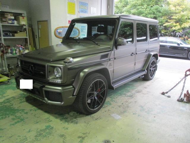 メルセデスベンツ　ゲレンデ　AMG　G63　W463　マッドブラックカスタム！　墨田区・江東区・江戸川区・葛飾区・台東区・足立区・文京区・千代田区・荒川区、小村井、平井、亀戸、東向島、曳舟、他地域のお客様も大歓迎です！