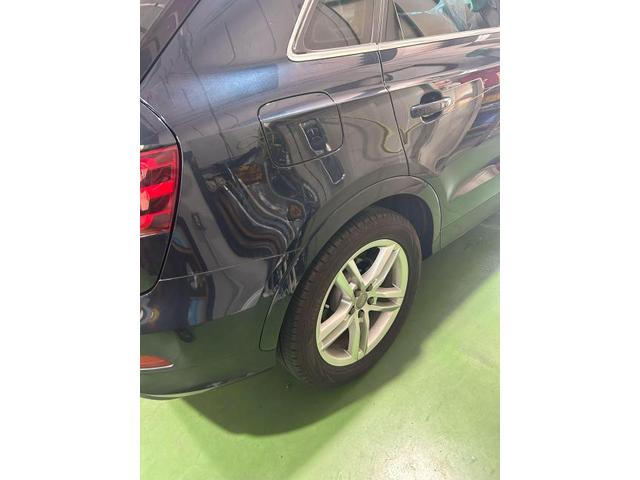 アウディ　Ｑ３　ダンパー交換　アーチモール取付　車検 車検整備・鈑金塗装、新車・中古車販売もお任せ下さい！品川区・目黒区・港区・大田区・世田谷区・渋谷区・川崎市・武蔵小杉・江東区・豊洲、他地域のお客様も大歓迎です！！