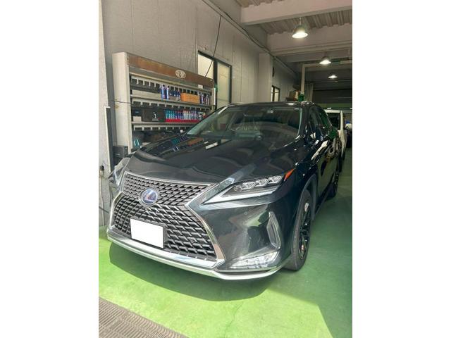 レクサス　ＲＸ　左リヤ廻り修理　車検 車検整備・鈑金塗装、新車・中古車販売もお任せ下さい！品川区・目黒区・港区・大田区・世田谷区・渋谷区・川崎市・武蔵小杉・江東区・豊洲、他地域のお客様も大歓迎です！！