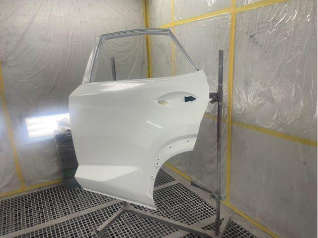 レクサス　ＮＸ　左リヤ廻り修理　車検 車検整備・鈑金塗装、新車・中古車販売もお任せ下さい！品川区・目黒区・港区・大田区・世田谷区・渋谷区・川崎市・武蔵小杉・江東区・豊洲、他地域のお客様も大歓迎です！！