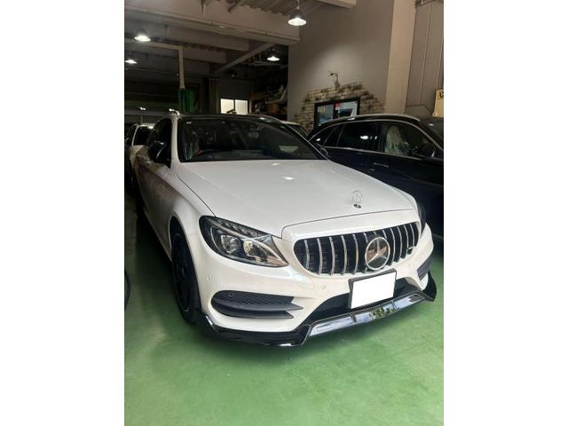 メルセデス・ベンツ　Ｃクラスステーションワゴン　右フロント廻り修理　車検 車検整備・鈑金塗装、新車・中古車販売もお任せ下さい！品川区・目黒区・港区・大田区・世田谷区・渋谷区・川崎市・武蔵小杉・江東区・豊洲、他地域のお客様も大歓迎です！！