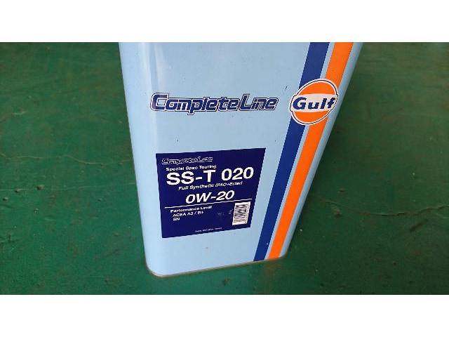 プリウス エンジンオイル交換  Gulf Complete Line