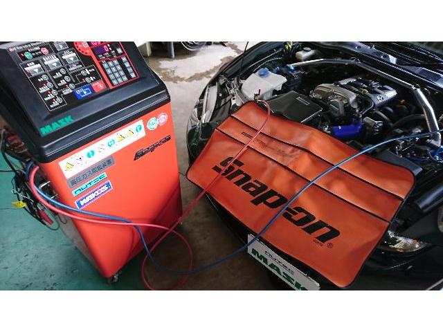 マツダ　 ロードスター エアコンシステム施工 岡崎市のお客様