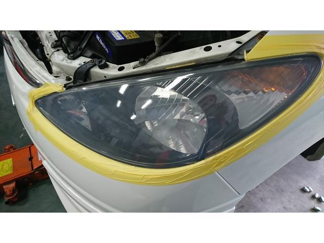 トヨタ　エスティマ　タイヤ交換　スタッドレスタイヤ交換　ヘッドライトクリーニング　　ドリームコート施工