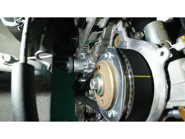 ダイハツ　ミラジーノ　ウォーターポンプ交換　　タイミングベルト交換