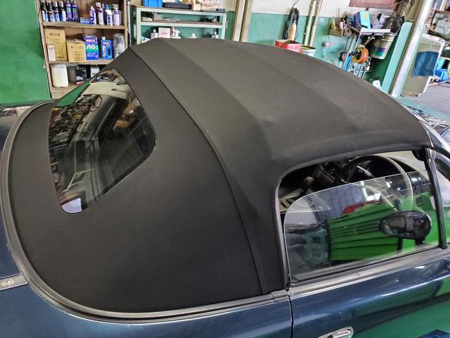 業者様より　幌交換　ユーノスロードスター