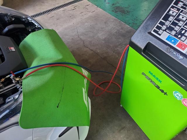 ＧＲ　ヤリス　　エアコンシステム施工　Ｒ-1234ｙｆ