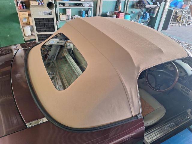 マツダ　ＮＢロードスター　幌（ソフトトツプ）交換