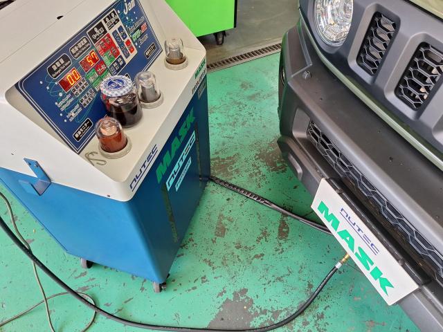 トルコン太郎でＡＴオイル交換作業依頼