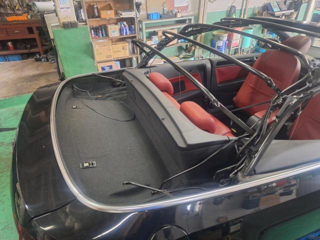 フォルクスワーゲン ゴルフカブリオレ  ゴルフ6  幌交換 ソフトトップ交換