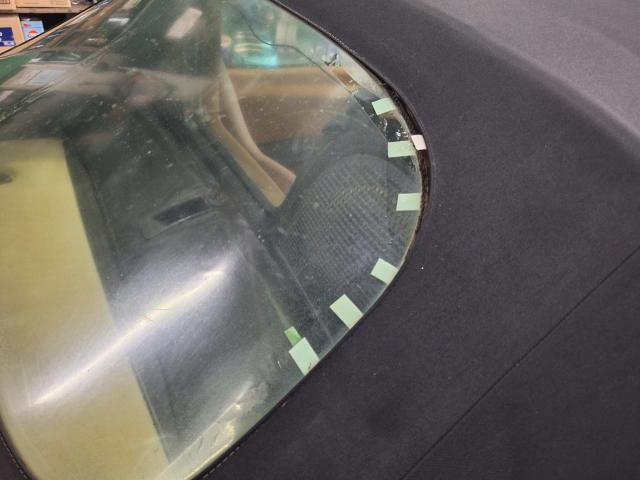 ポルシェ　ボクスター　幌交換　ソフトトップ交換