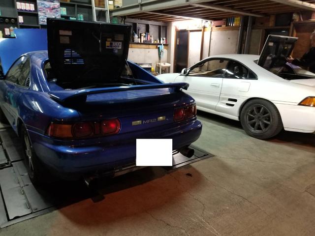 MR2　車検　電動ファン　トラブル　点検中　不具合　藤沢市　故障
